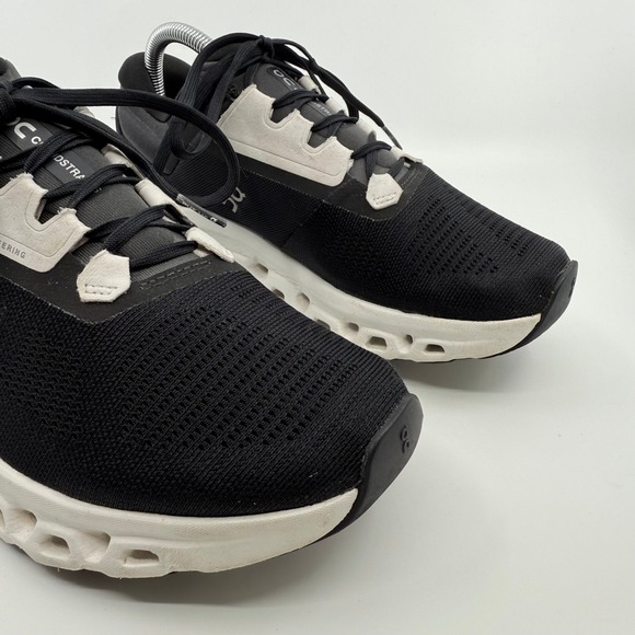 On Cloudstratus 3 Running Shoes Lightweight Cushioned Sneakers Black‎ WOMEN 8.5 - Picture 3 of 13